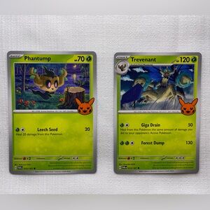 Pokémon Cards Trick or Trade - Phantump and Trevenant Set